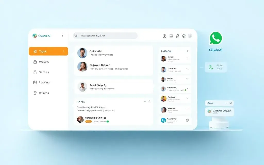 Chatbot IA Service Client 24/7 - Projet IA réalisé par ideAI Lyon avec Claude API, Make.com, WhatsApp Business API, Cal.com