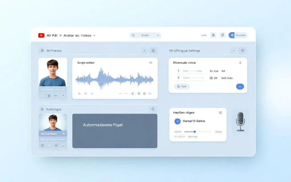 Clone Digital IA (Avatar Vidéo) - Projet IA réalisé par ideAI Lyon avec HeyGen API, ElevenLabs, Claude API, Make.com